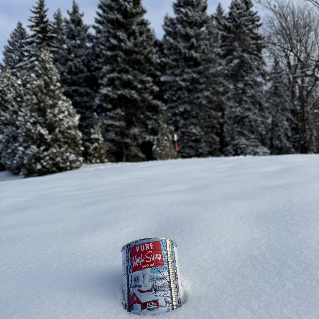 Maple Syrup Candle – 540 ml Iconic Tin Can (Wood wick)