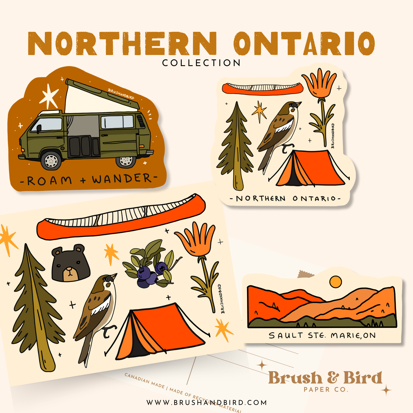 Northern Ontario Sticker | Vinyl Waterproof Sticker
