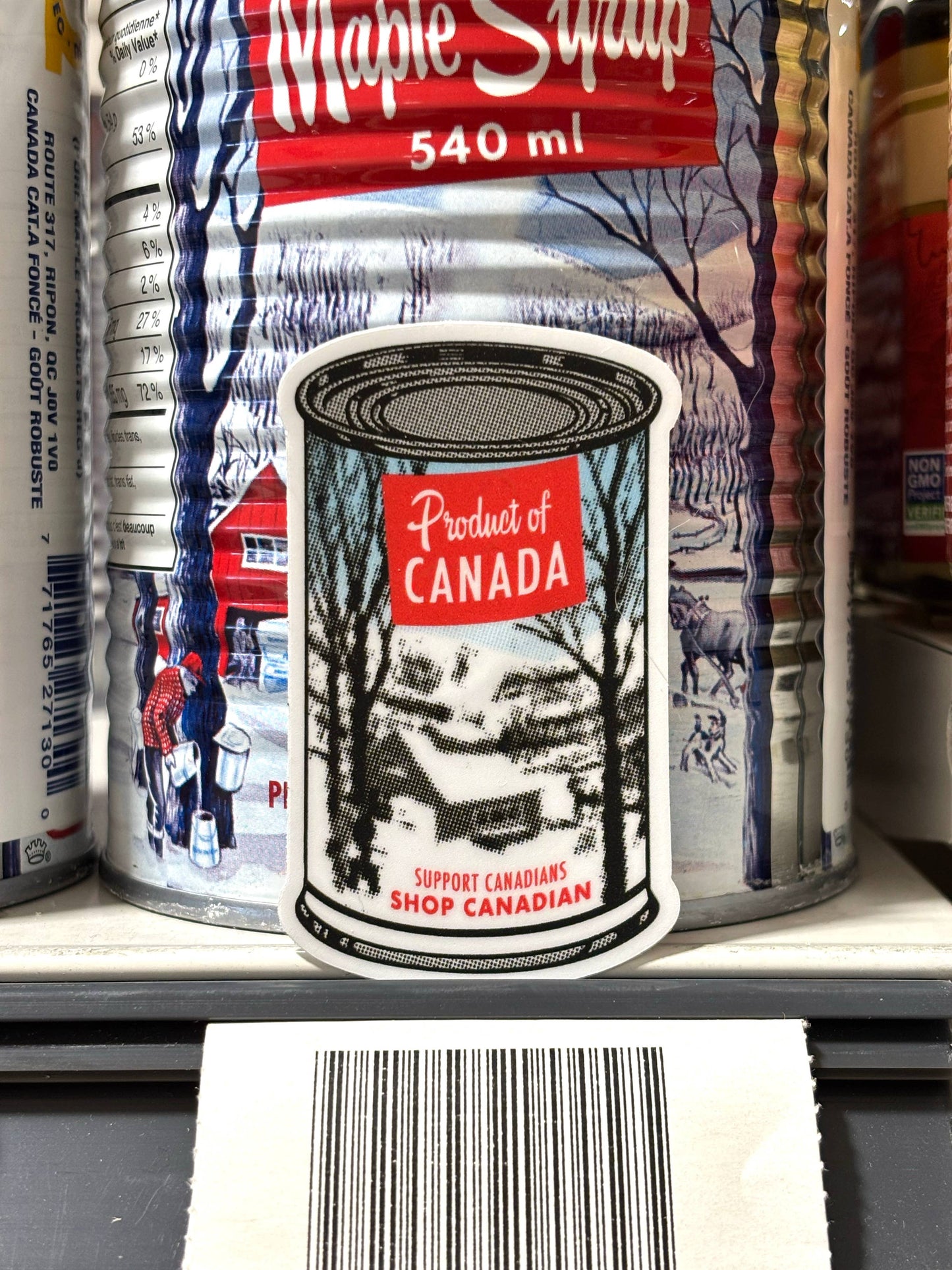 Product of Canada sticker