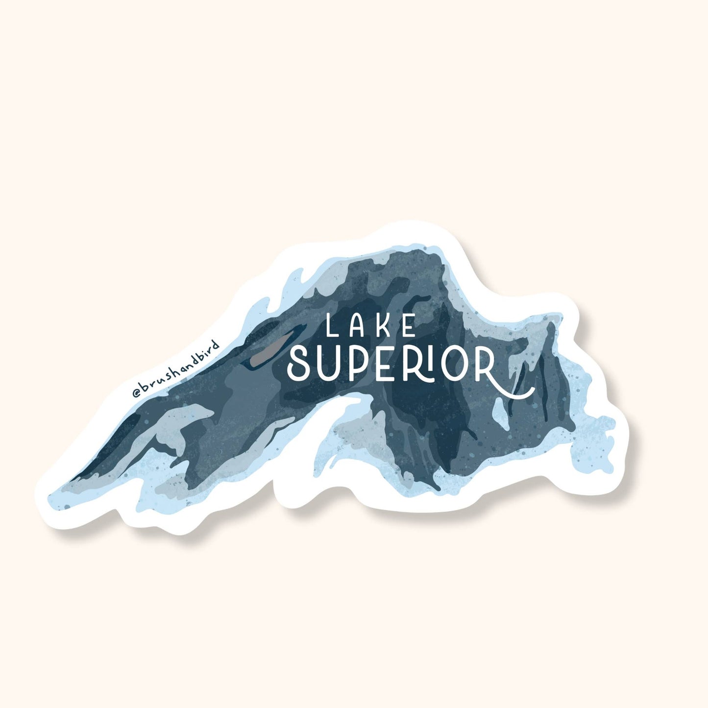Great Lakes Waterproof Sticker | Lake Superior Vinyl Decal