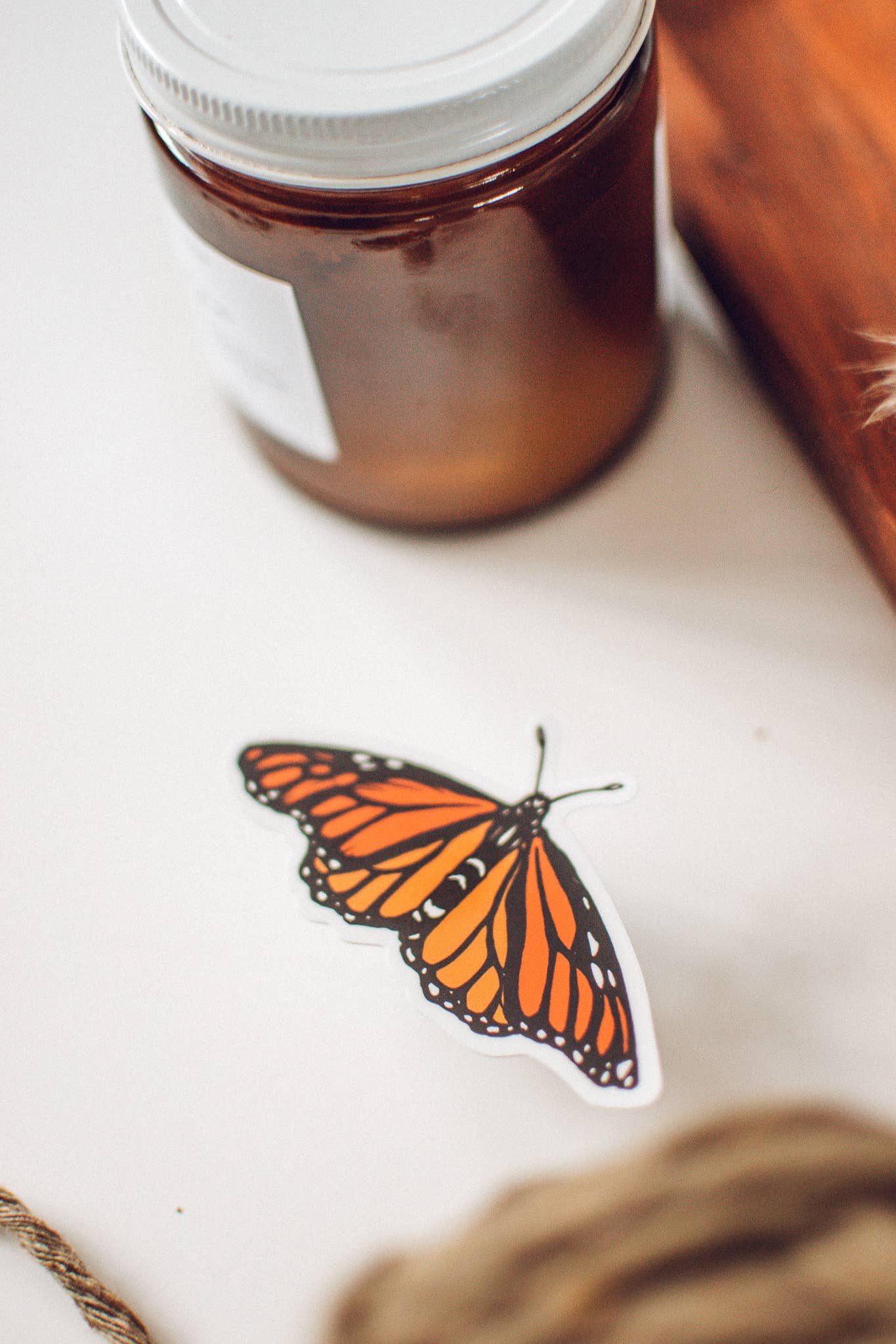 Monarch Butterfly Vinyl Diecut Sticker | Pollinator Gift