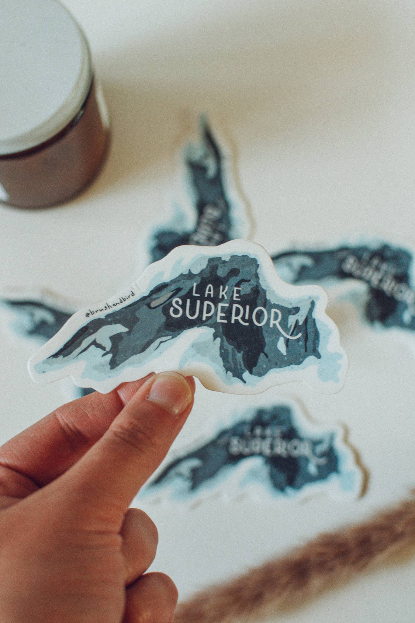 Great Lakes Waterproof Sticker | Lake Superior Vinyl Decal