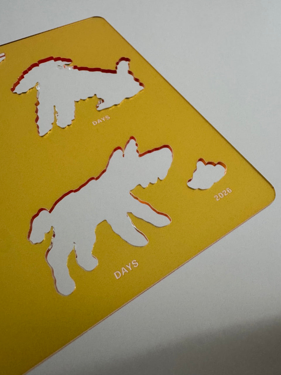 Dog Acrylic Template - "Dog Days of Ontario Culture Days"